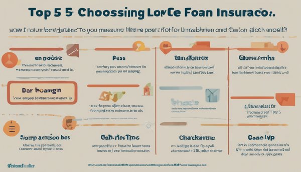 Top 5 conseils pour sélectionner votre comparateur d'assurance prêt